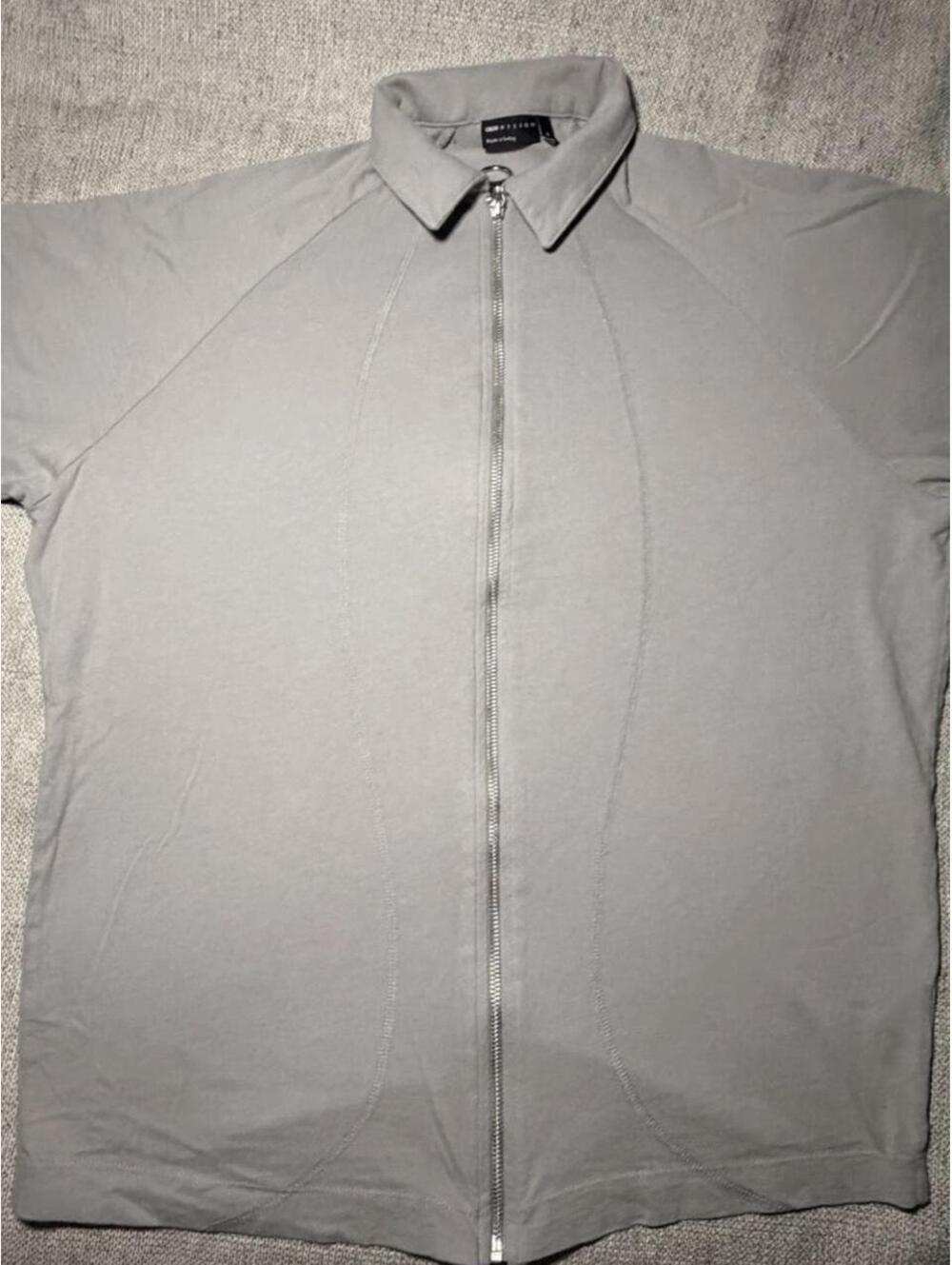 ASOS Women's Grey and White Shirt